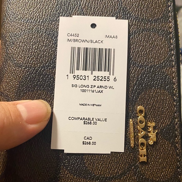 Coach authentic book bag and wallet main image 4